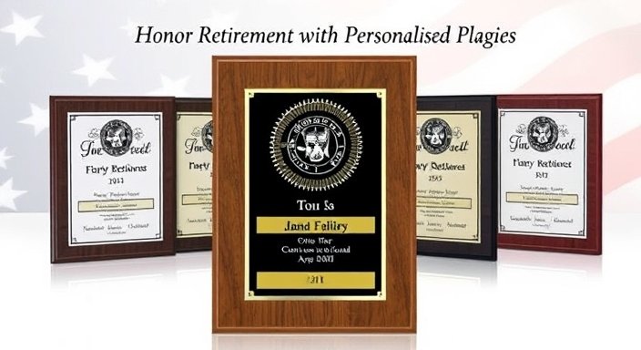 Retirement plaque